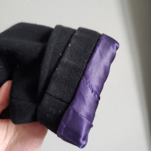 Calvin Klein Black Pea Coat Wool - Picture 14 of 16